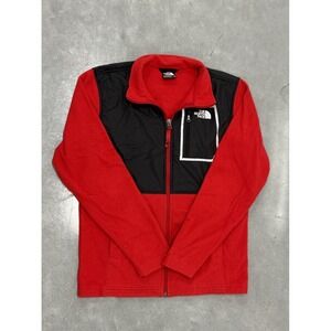 The North Face Boys L 14/16 Red Fleece Jacket Winter Holiday Gift